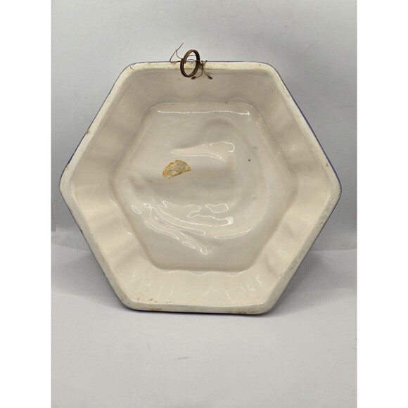 Vintage Ceramic Mallard  Duck Wall Hanging Painted Pie Mold Retro Kitchen - Picture 8 of 11